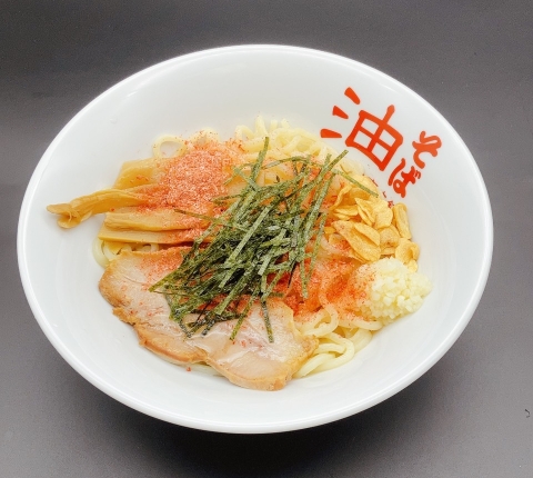 麺珍亭_ガーリックシュリンプ油そば